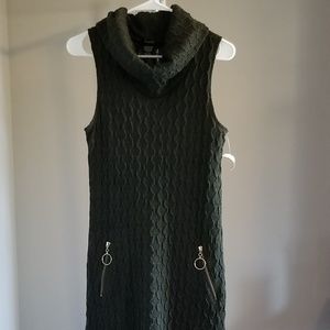 Rhapsody Olive Green Sweater Dress